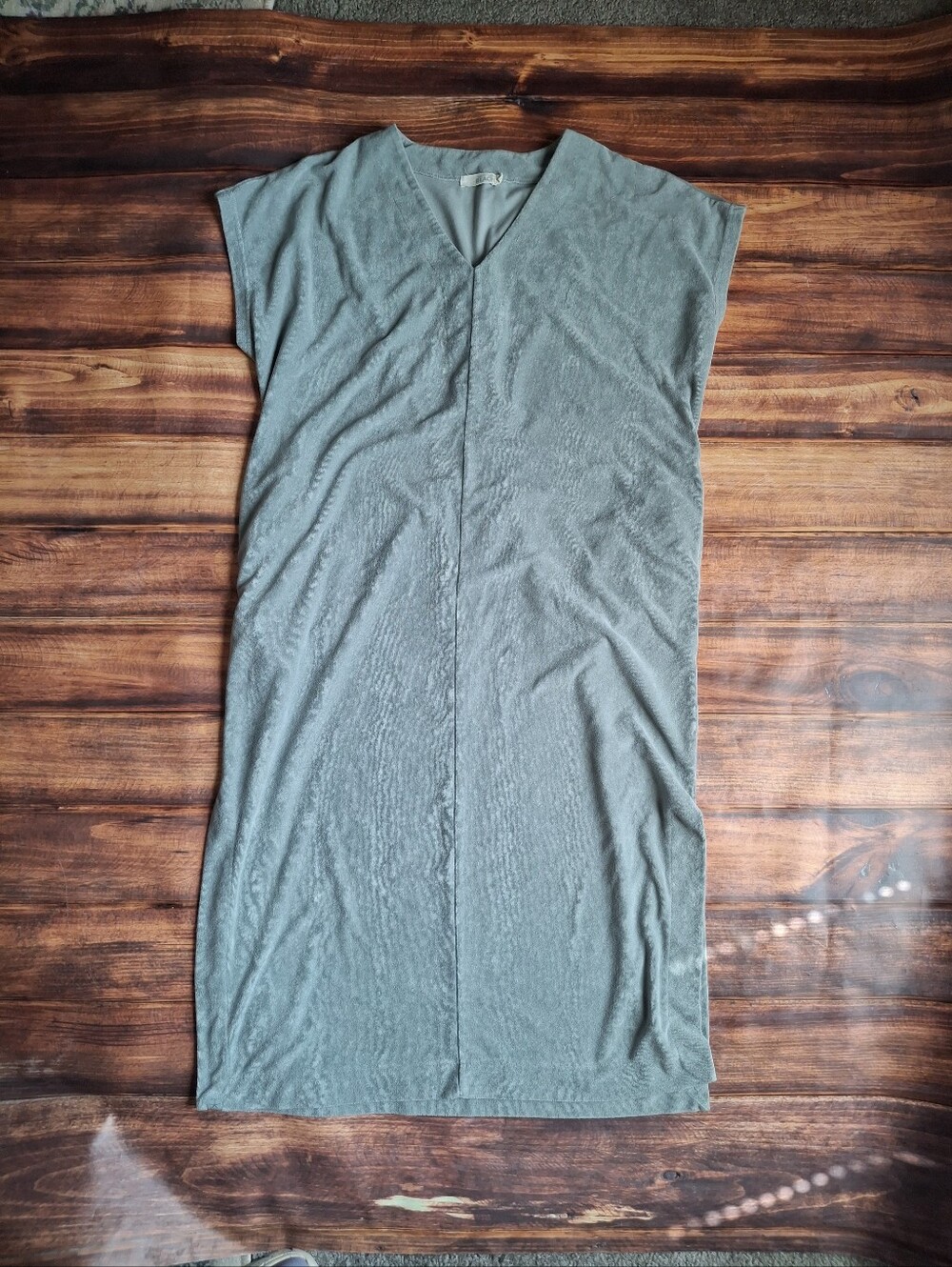 Barefoot Dreams Gray Maxi Dress Cozy Terry